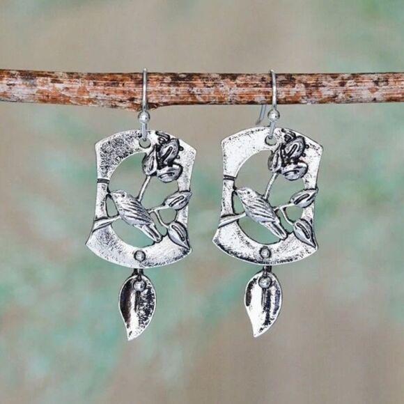 Boho bird earrings N366 - Picture 1 of 4